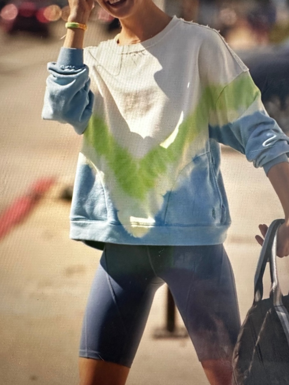 Free People movement Ombré Metti Crew sweatshirt